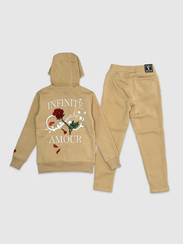 Infinite Amour Zip Hoodie Set