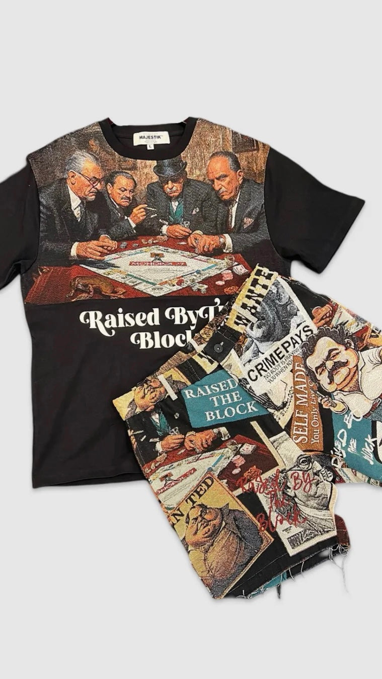 MONOPOLY TAPESTRY SHORTS SET