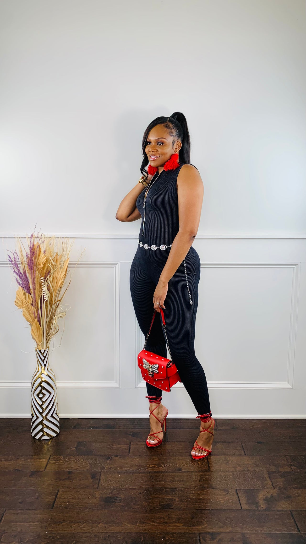 GRACE SOLID JUMPSUIT