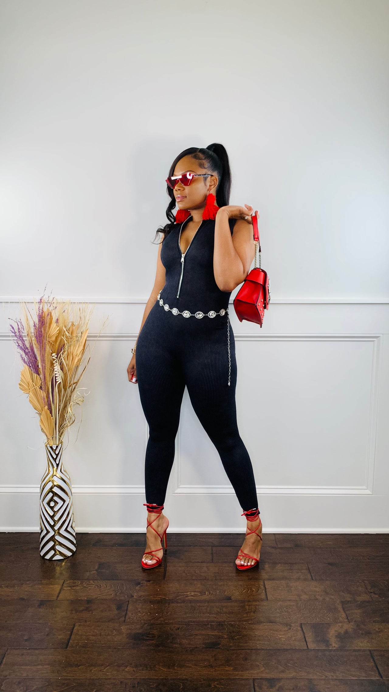 GRACE SOLID JUMPSUIT