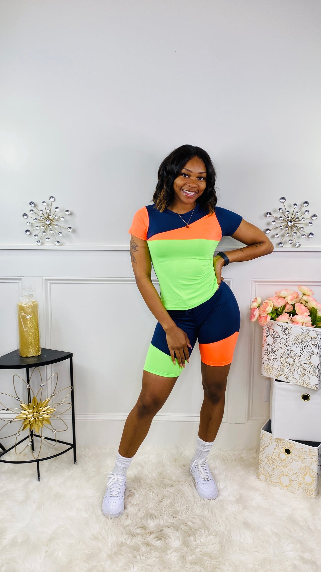 Philly Biker Shorts Set