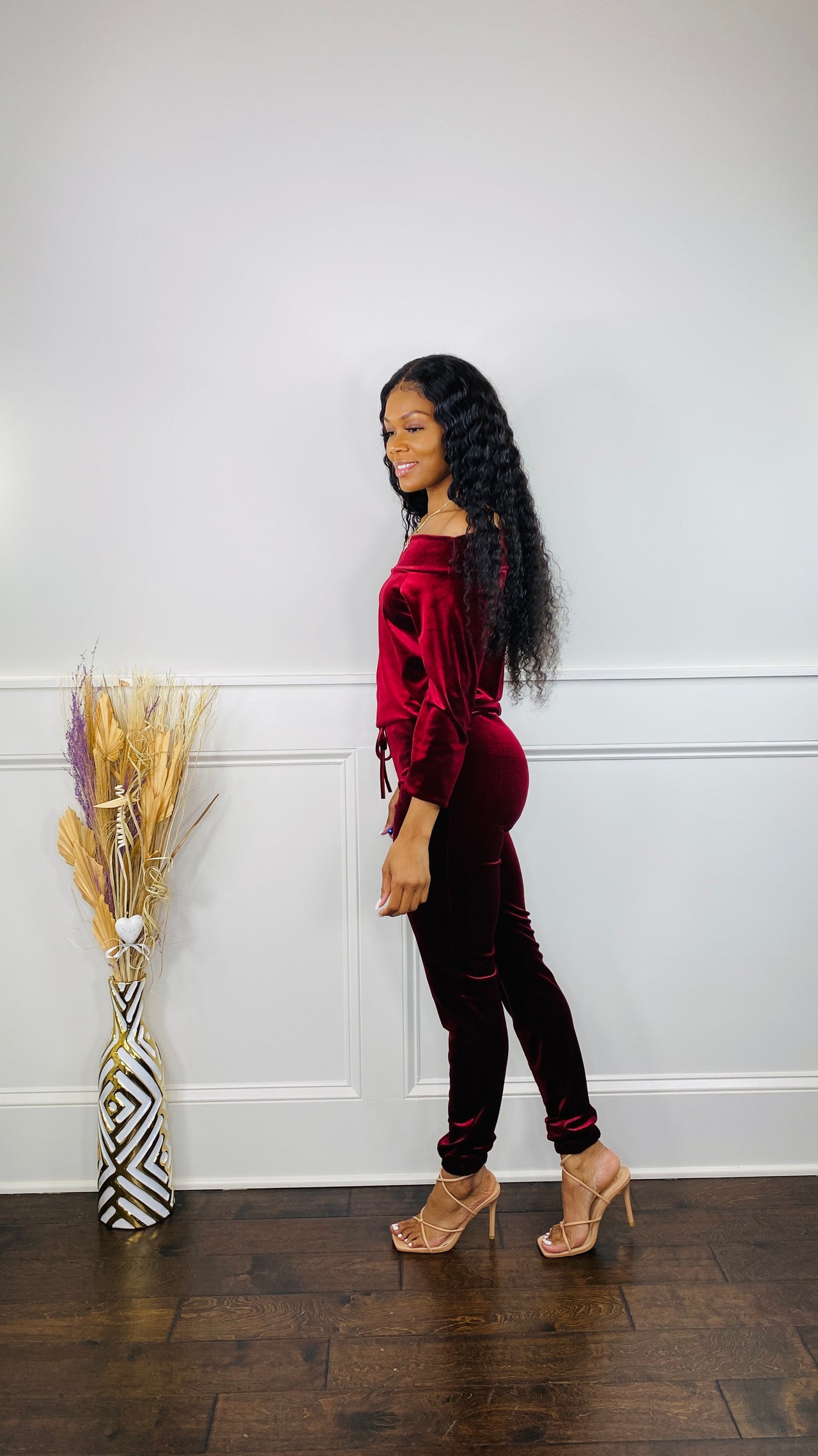 Nia Velvet Jumpsuit