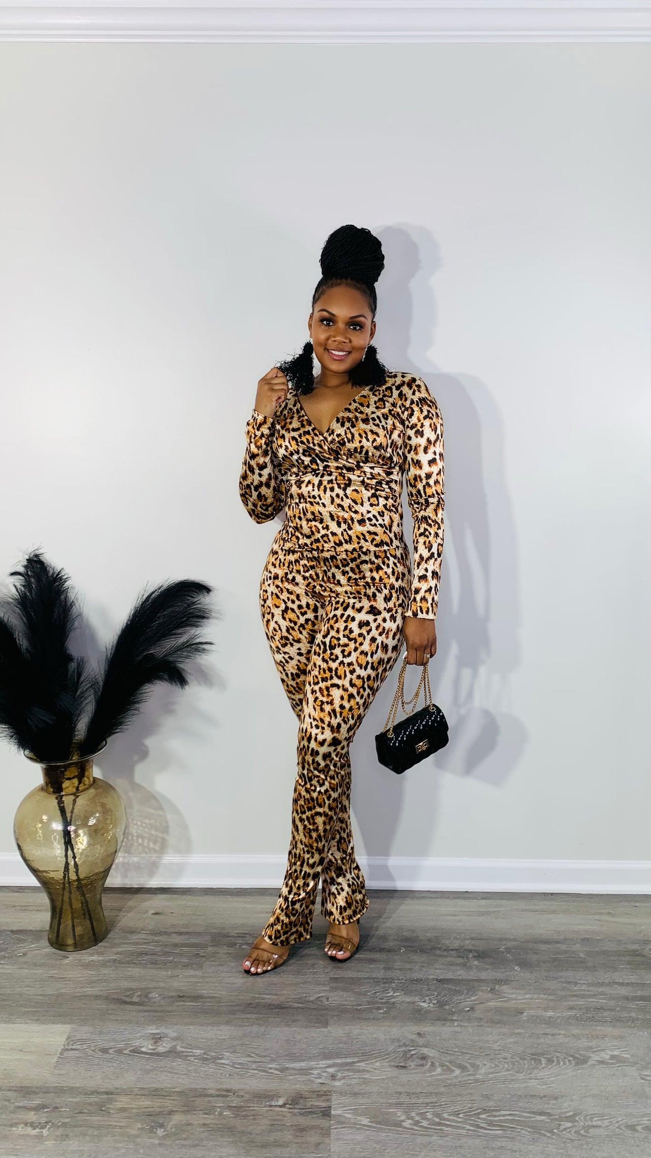 Lisa Leopard Jumpsuit