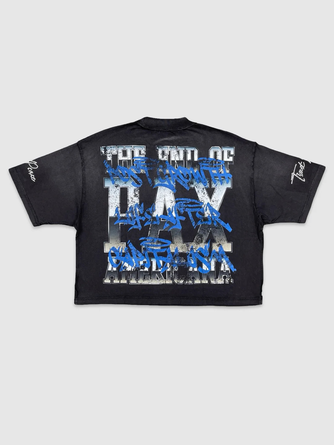 Chrome Tears Cropped Tee Set