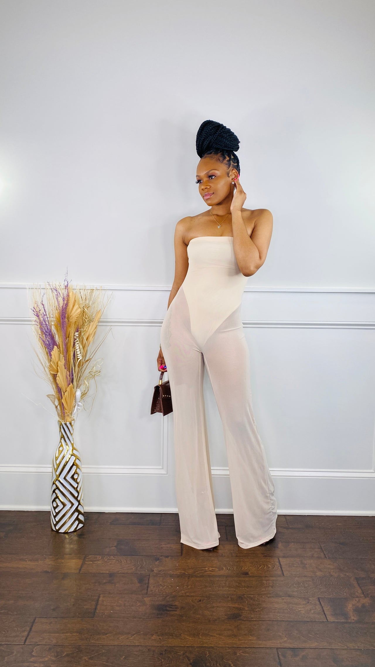 Stacy Mesh Jumpsuit