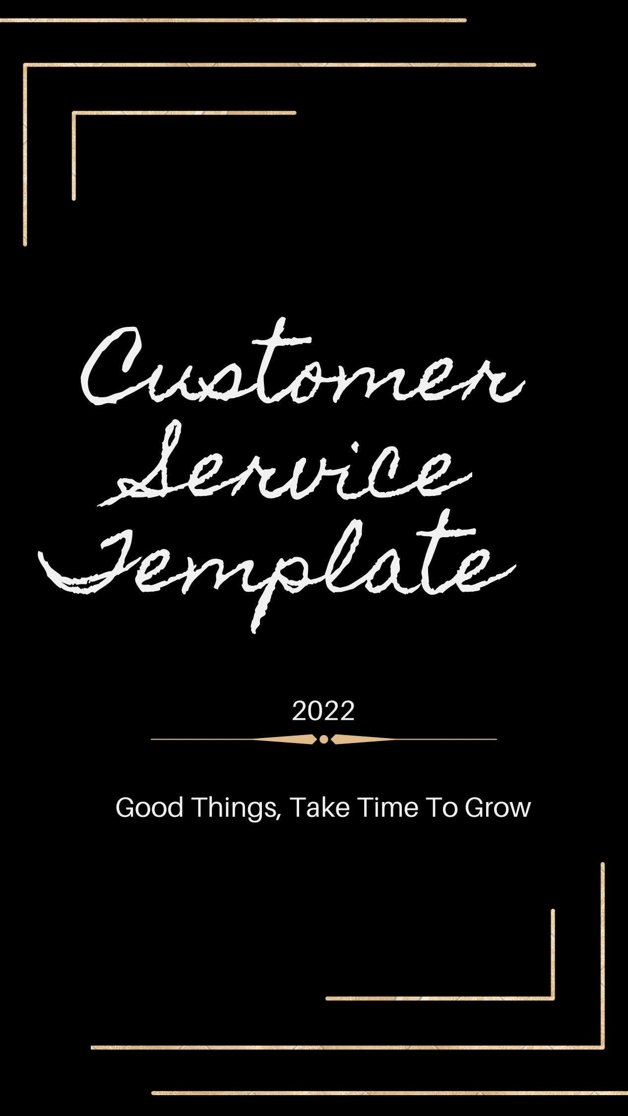 Customer Service Template